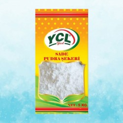 YCL YÜCEL NİŞASTASIZ PUDRA ŞEKERİ 5 KG